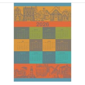 Colorful 2026 Wall Calendar